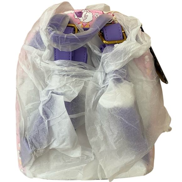 Loungefly Disney Daisy Duck Flower Mini Pink Purple Backpack NWT - Picture 7 of 15